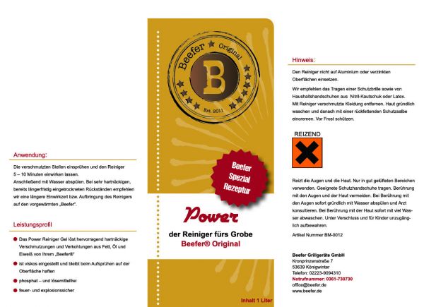 Beefer Reiniger Power